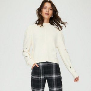 Aritzia Wilfred Ingrid Sweater Ivory Size Extra Small